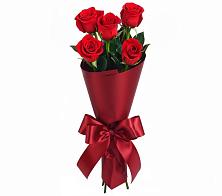 Букет 5 Красных роз Эдлесс Лав в Октябрьском Красноярского края