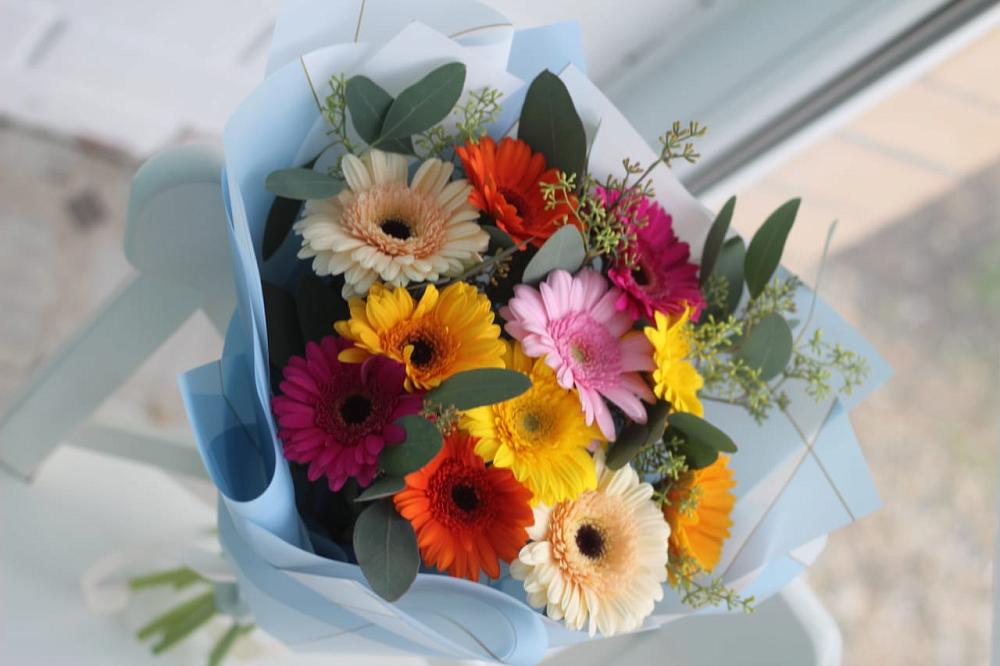 Букет цветов из: Герберы в Октябрьском Красноярского края