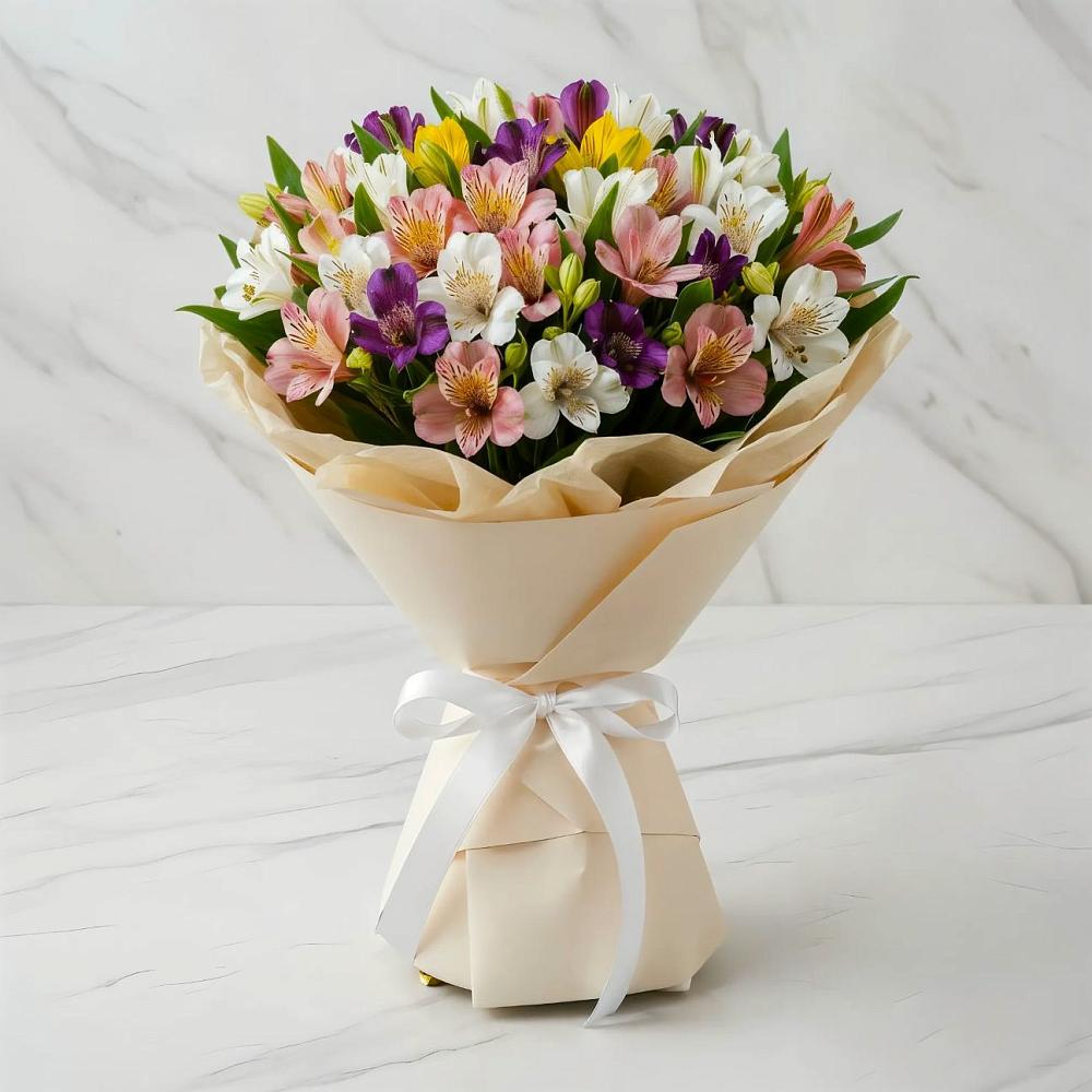 Букет цветов из: Альстромерии в Октябрьском Красноярского края