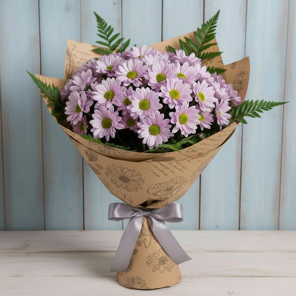 Букет цветов из: Хризантемы в Октябрьском Красноярского края
