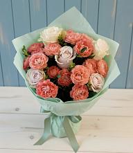 Букет цветов из:  Розы #REPLACE_PRED# Октябрьском Красноярского края
