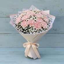 Букет цветов из:  Гвоздики #REPLACE_PRED# Октябрьском Красноярского края