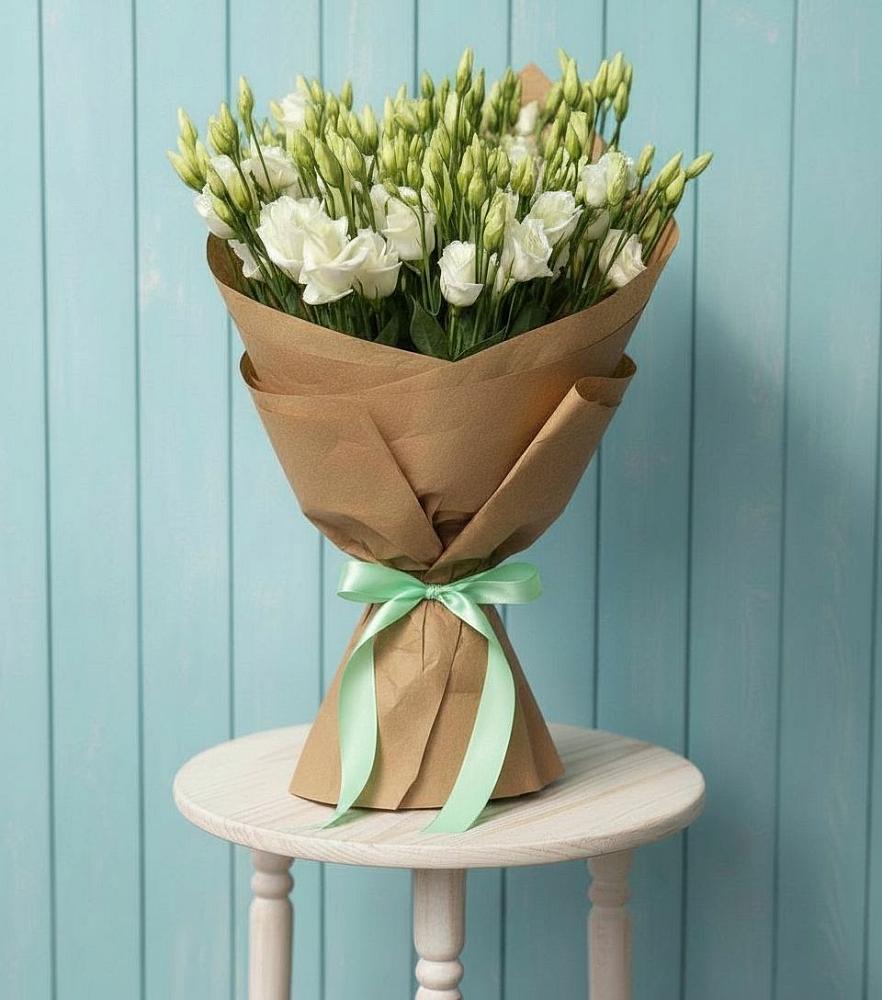 Букет цветов из: Лизиантусы в Октябрьском Красноярского края