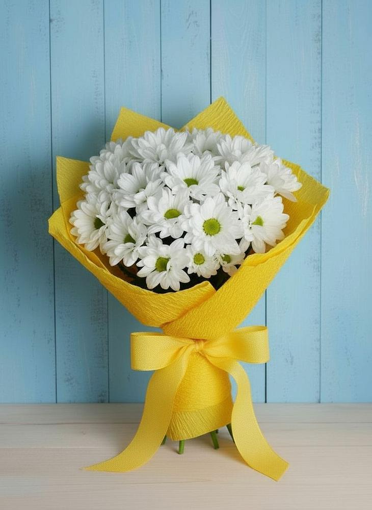 Букет цветов из: Хризантемы в Октябрьском Красноярского края