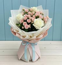 Букет цветов из:  Розы в Октябрьском Красноярского края