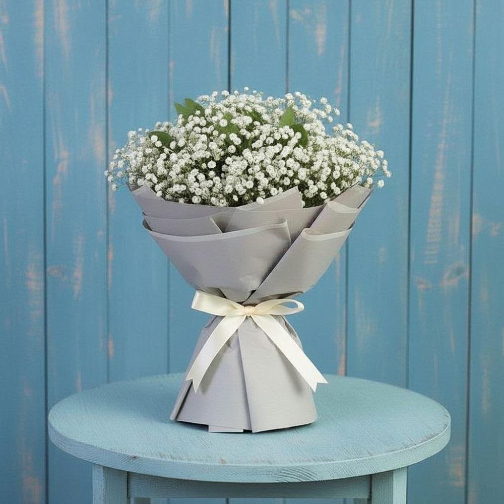 Букет цветов из: Гипсофила в Октябрьском Красноярского края