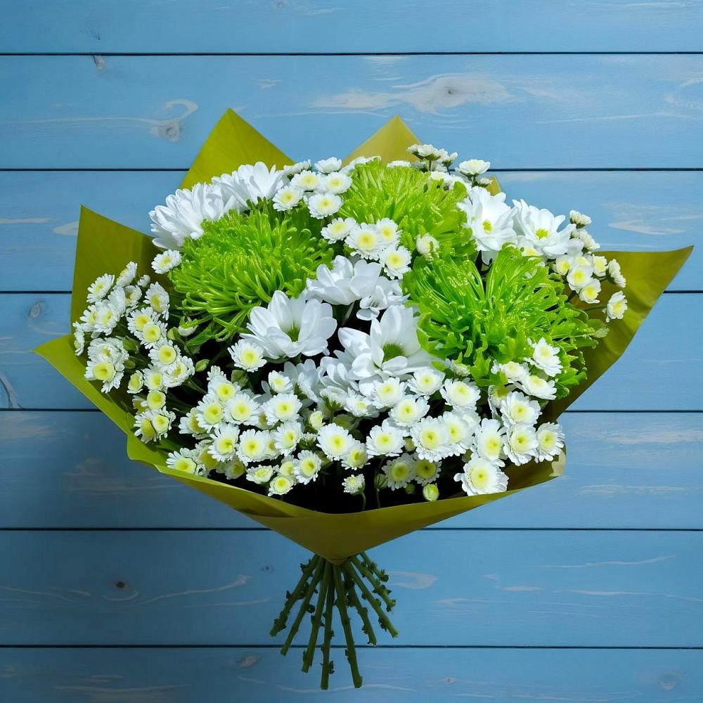 Букет цветов из: Хризантемы в Октябрьском Красноярского края