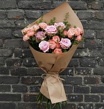 Букет цветов из:  Розы #REPLACE_PRED# Октябрьском Красноярского края