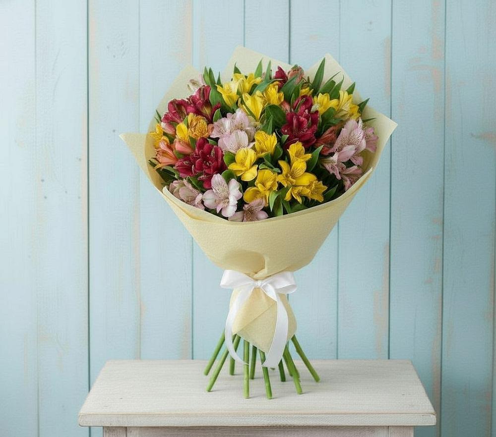 Букет цветов из: Альстромерии в Октябрьском Красноярского края