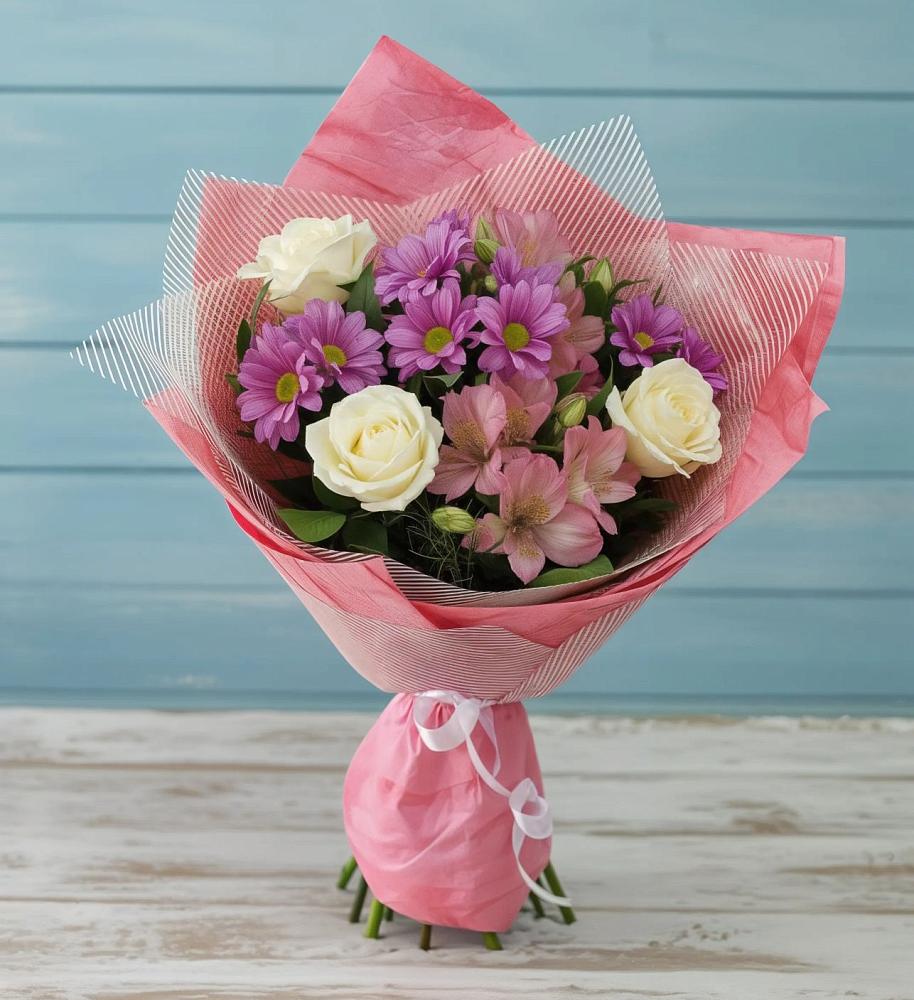 Букет цветов из: Герберы в Октябрьском Красноярского края