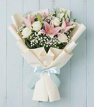 Букет цветов из:  Лилии в Октябрьском Красноярского края